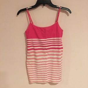 Pink striped Aeropostale cami